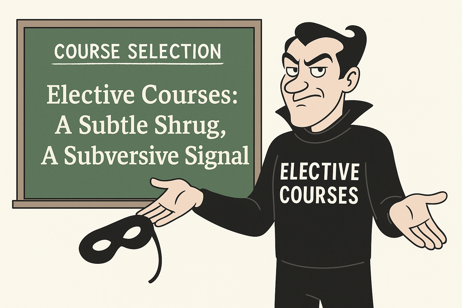 "Elective Courses": A Subtle Shrug, A Subversive Signal